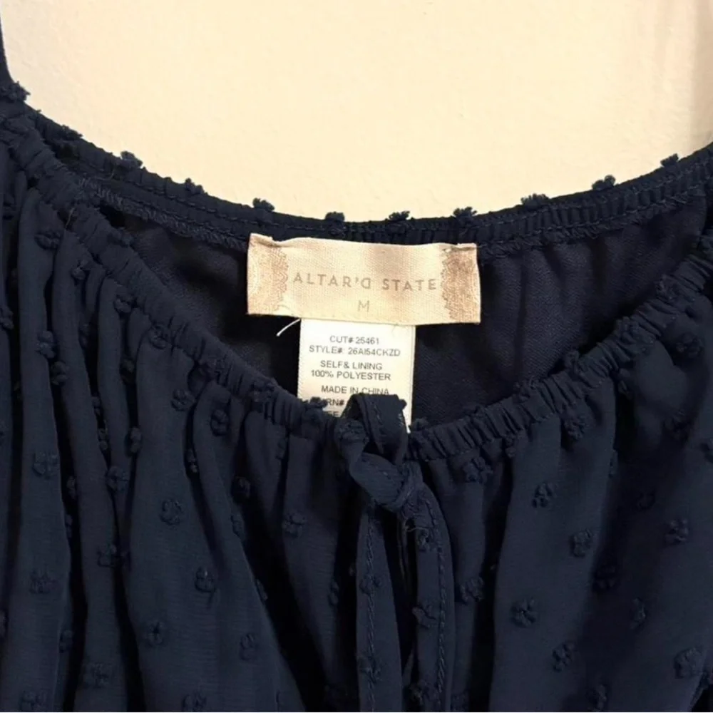 Altar'd State Navy Blue Dress - Picture 3 of 4